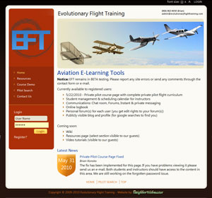 Evolutionary Flight Training